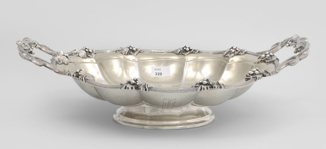 Henkelschale Russisch, um 1900. Silber mit Resten einer (1 of 1)