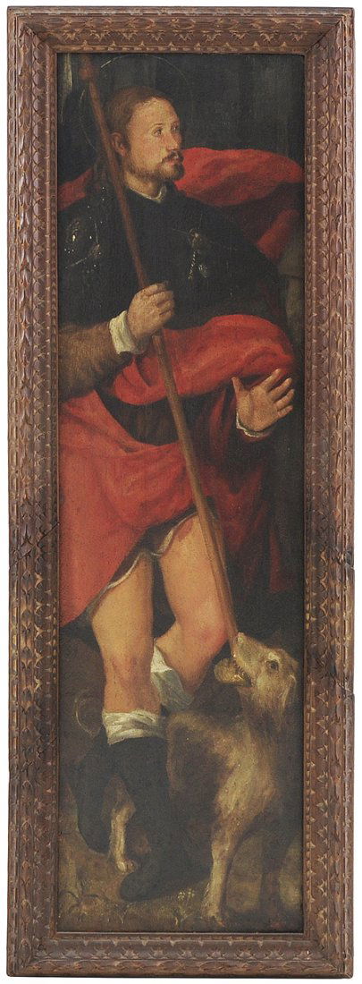 Altartafel Deutsch, 18./19.Jh. Öl auf Holz. Darstellung (1 of 1)