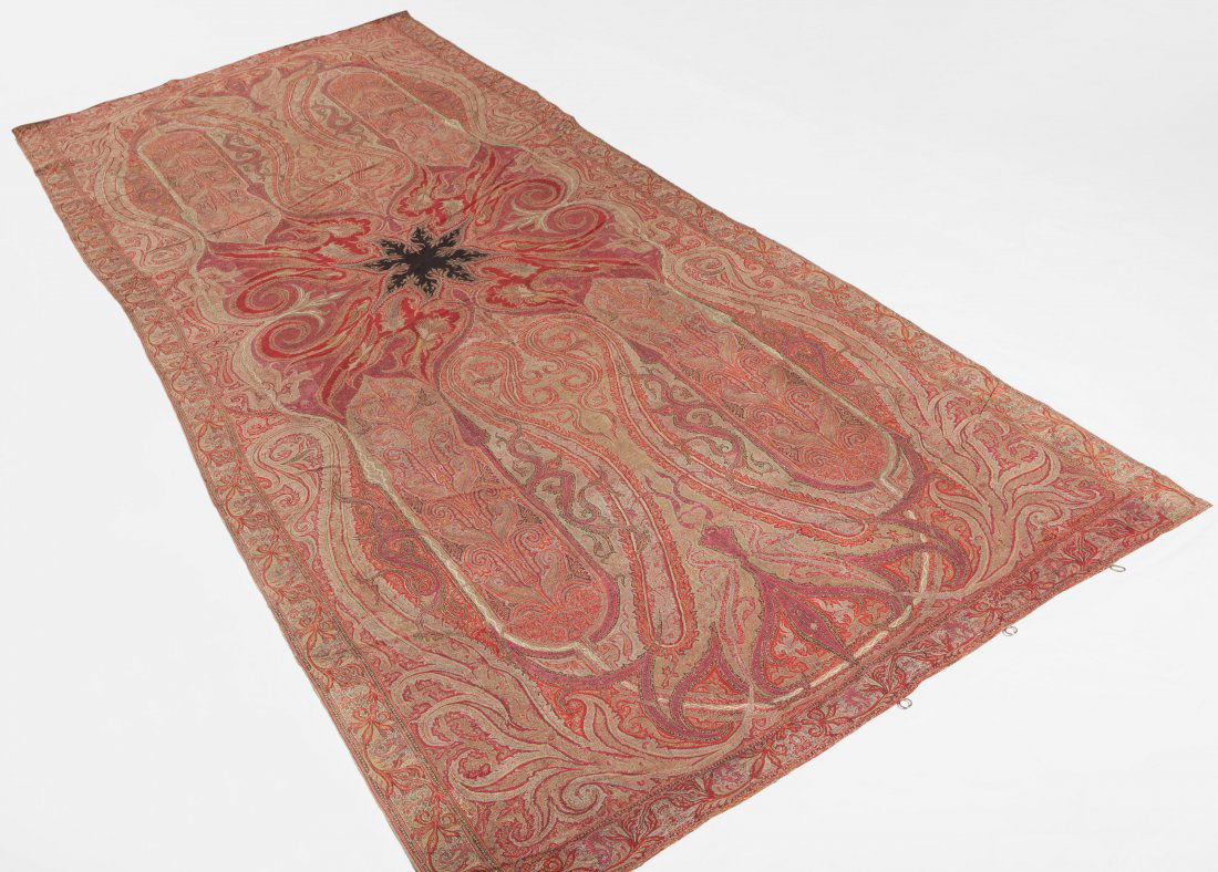 Kirman-Tuch Persien, um 1850. Unleserlich signiert. Auf (1 of 10)