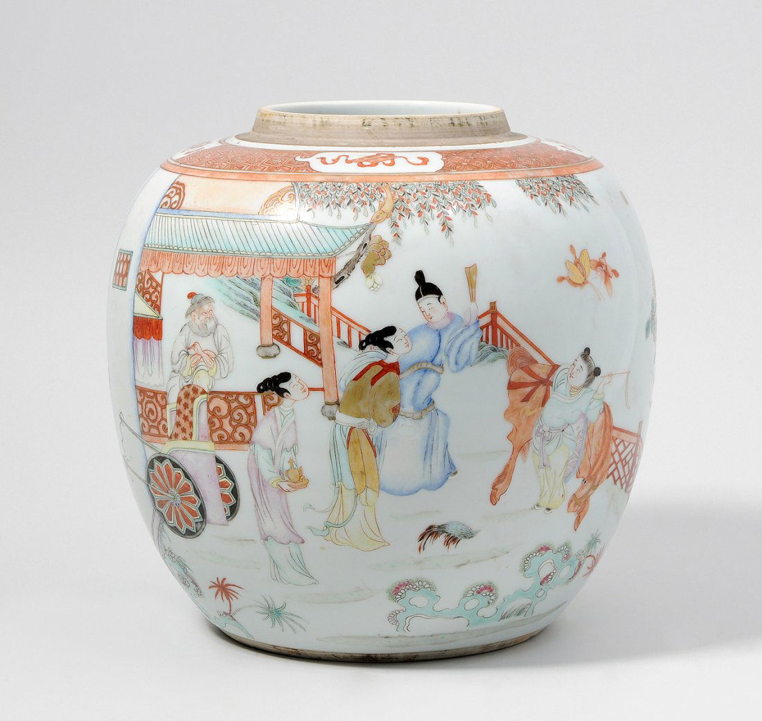 Topf China, Qing-Dynastie. Unterglasurblaue (1 of 1)