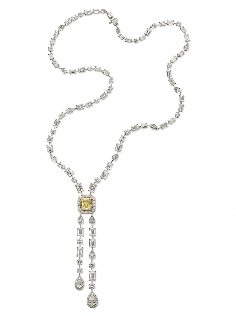 Diamant-Collier 750 Weissgold. Bezauberndes (1 of 3)