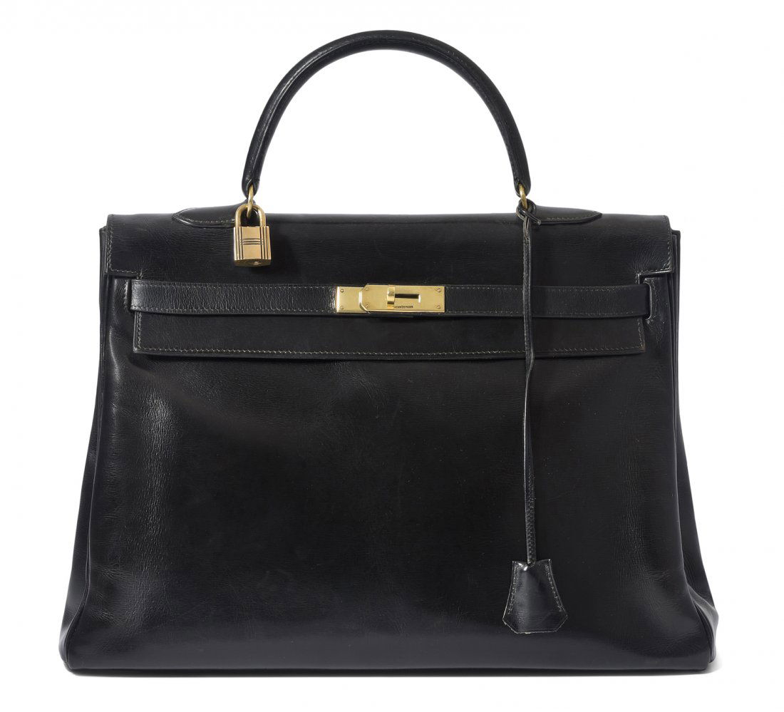 Hermès, "Kelly" Handtasche 35 cm, gemarkt "Hermès (1 of 1)