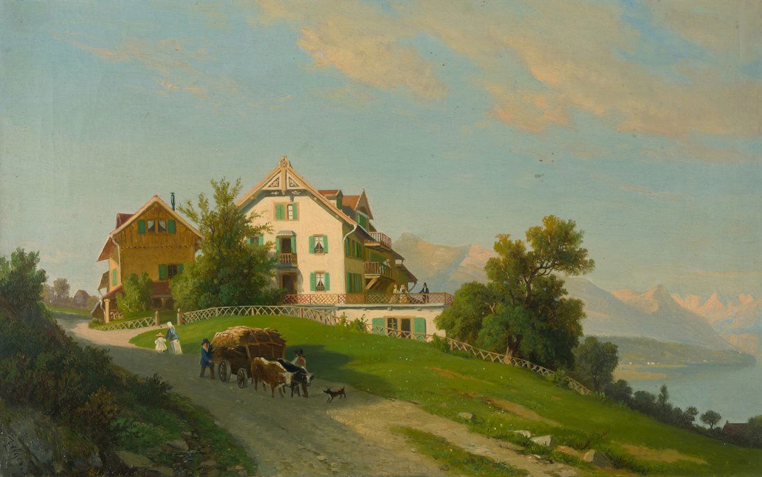 Zelger, Joseph (Stans 1812–1885 Luzern) Landgut auf dem (1 of 1)