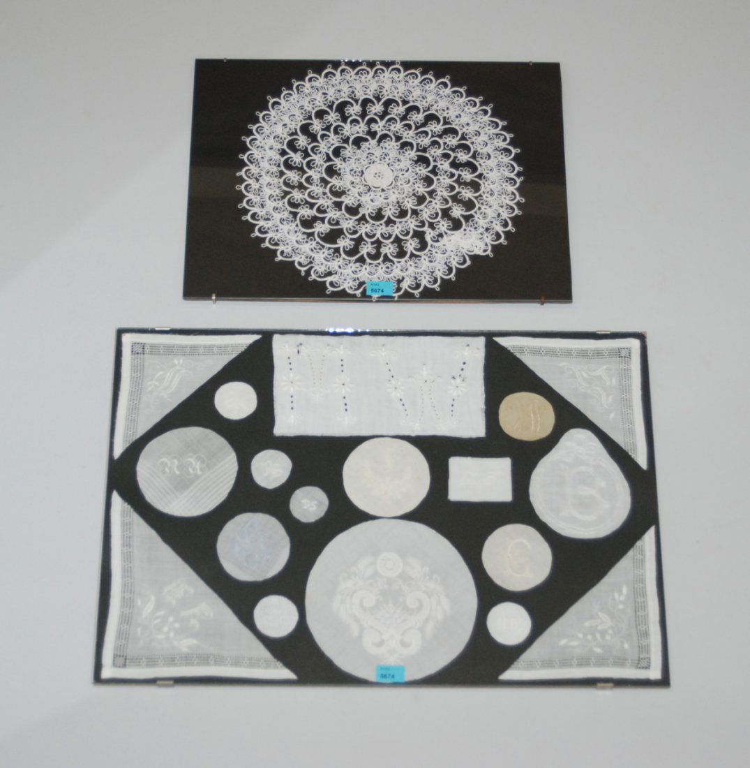 Lot: Klöppelarbeiten Anfang 20.Jh. Weisse Baumwolle (1 of 3)