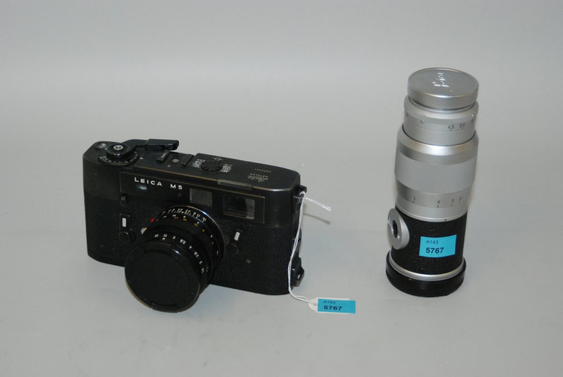 Leica-Rollfilmkamera mit Zubehör Deutschland, 1970er (1 of 1)