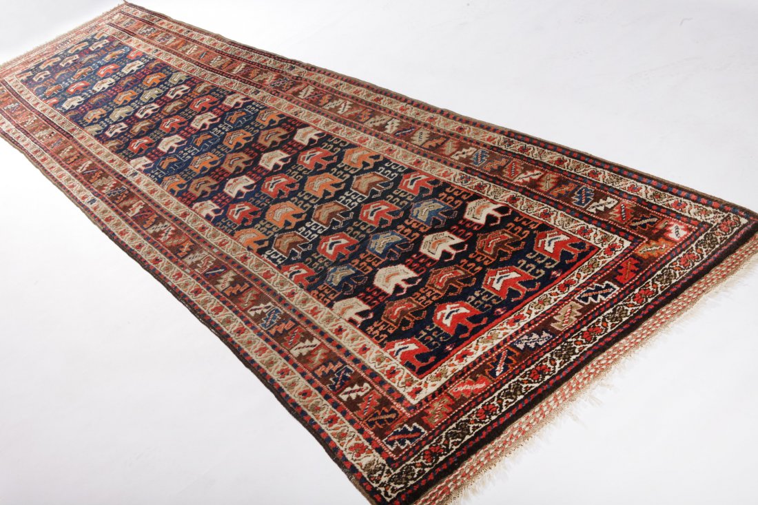 Kurde W-Iran, um 1910. Im nachtblauen Innenfeld (1 of 9)