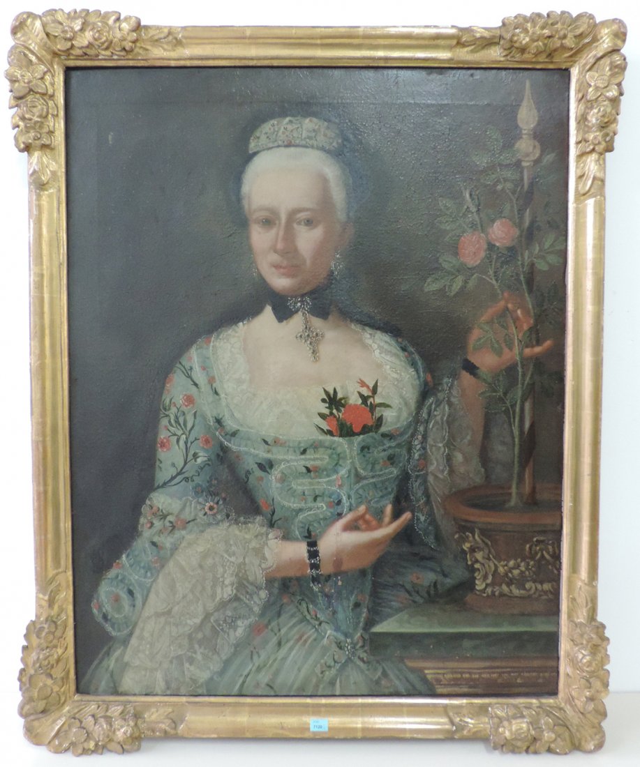 Keiser, Karl (Zug 1702–1765 Buonas) Gegenstücke.: Keiser, Karl (Zug 1702–1765 Buonas) Gegenstücke. Portrait von "Luigi Pfiffer de Wyer, aetatis 25", 1753 und seiner Frau "Maria Clara Pfiffer, nee Landwing, aetatis 27", 1753. Öl auf Leinwand. Jewe