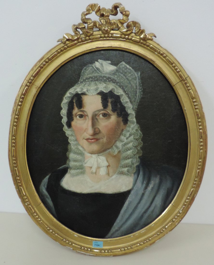 Menteler, Franz Joseph (Zug 1777–1833 Bern): Menteler, Franz Joseph (Zug 1777–1833 Bern) Gegenstücke. Portraits von Josef Aurelian Segesser von Brunegg und seiner Frau Barbara Seggesser von Brunegg geb. Göldlin von Tiefenau, 1807. Öl auf Le