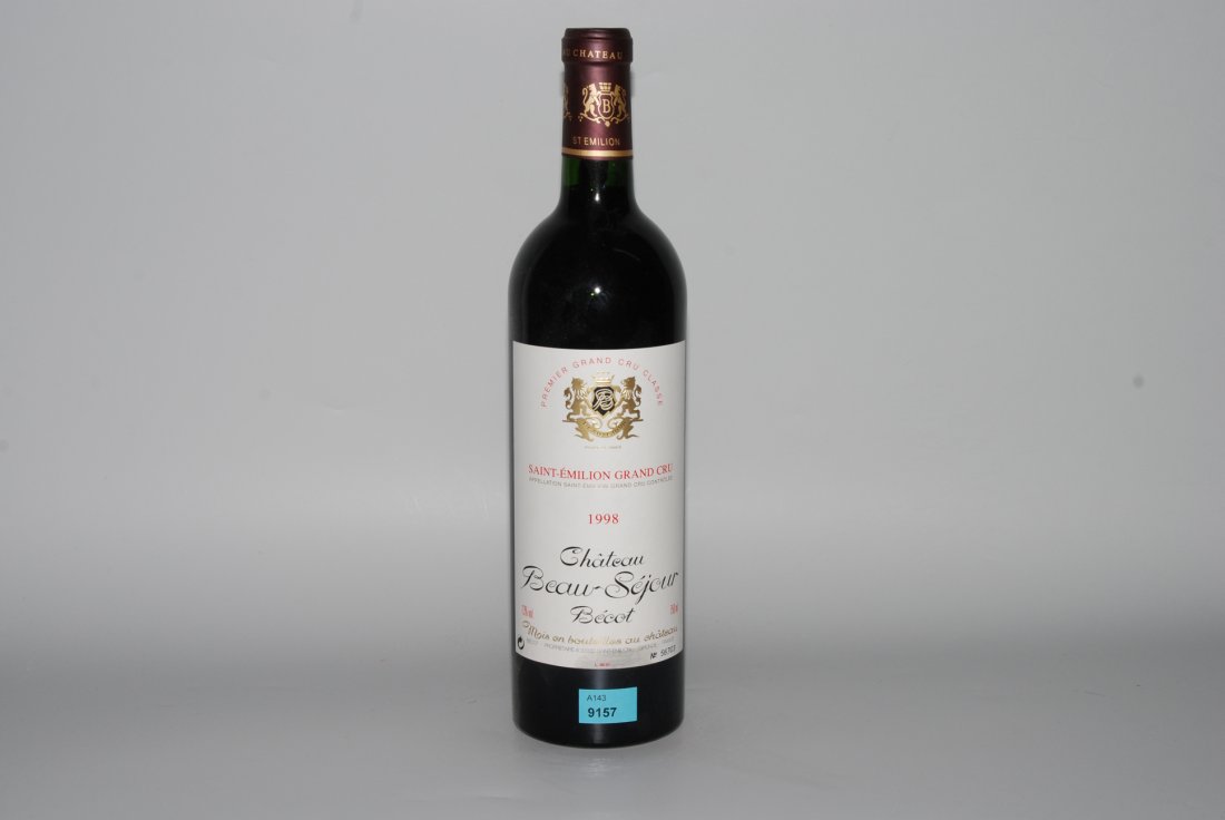 Sammelnr. Bordeaux Chat. Beau Séjour Becot, 98: Sammelnr. Bordeaux Chat. Beau Séjour Becot, 98 St.Emilion, 2 Fl. Les Hauts de Smith, 14 Bordeaux rosé, 1 Fl. Chat. Grand Puy Lacoste, 98 Pauillac, 1 Fl. Chat. Pichon Baron de Longueville, 98 Pauilla