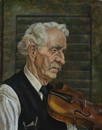 Jackson Lee Nesbitt.   "Study for Old Man with Violin"