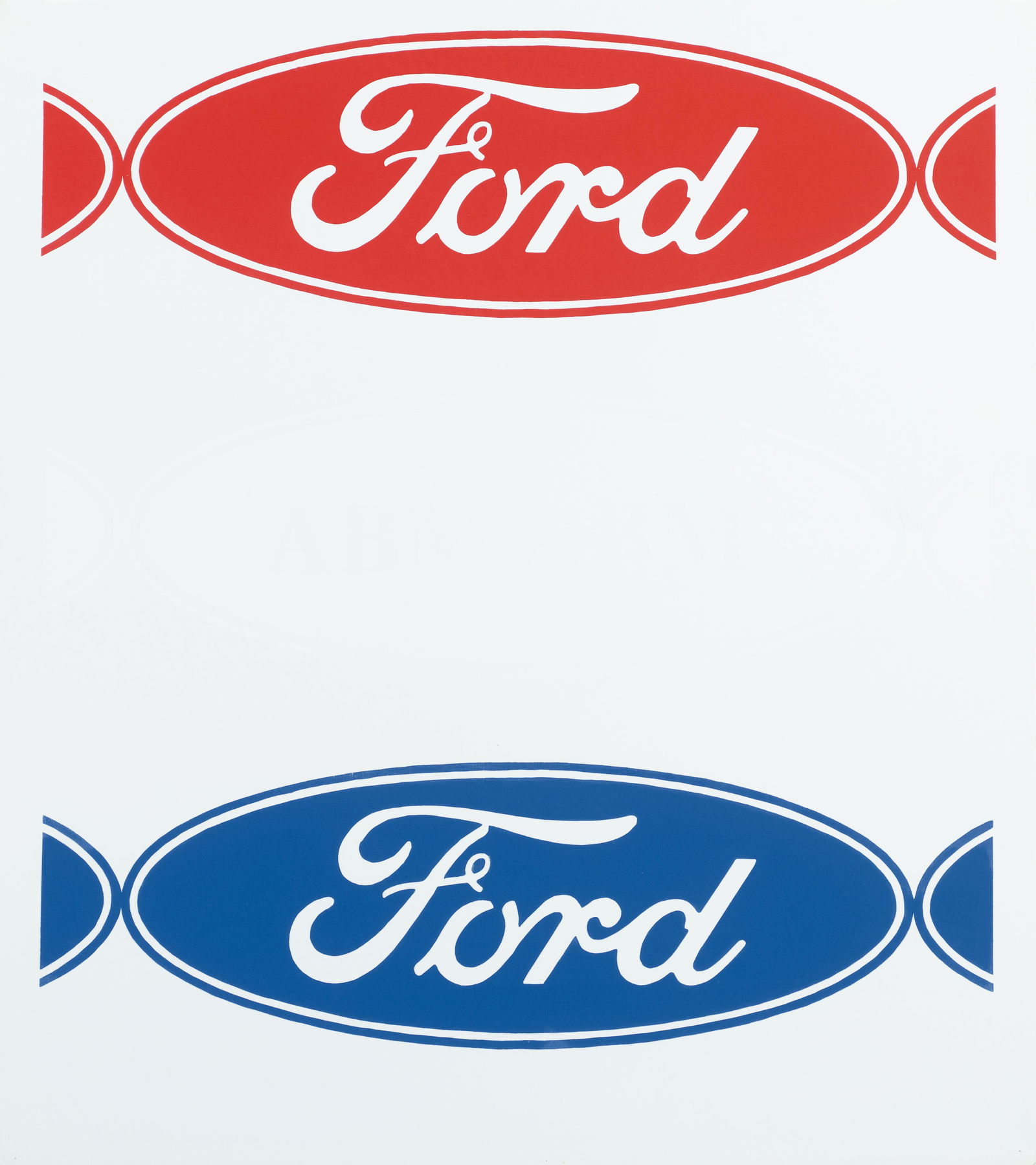 Rupert Garcia, Group Lot: 1] "Duke" 1969 2] Ford-ABM: Rupert Garcia Am. b. 1941 Group Lot: 1] "Duke" 1969 2] Ford-ABM Silkscreen on paper 1] Signature and date u.r., title u.c., numbered "51/62" u.l. 1] 22.5" x 19" image size, 26" x 20" sheet size, 2] 22