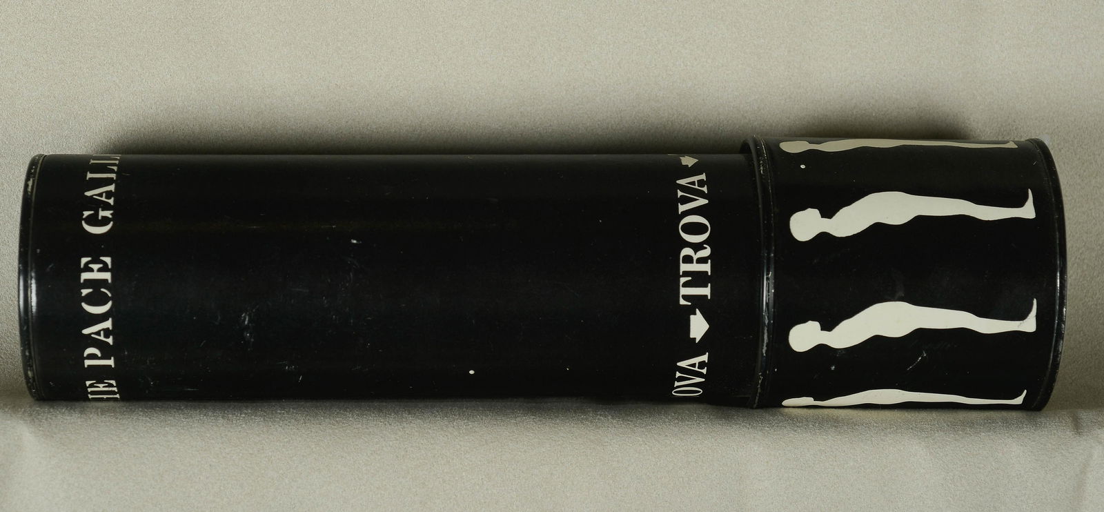 Ernest Trova Am. 1927-2009 Falling Man Kaleidoscope: Ernest Trova Am. 1927-2009 Falling Man Kaleidoscope for the Pace Gallery Cardboard and plastic 8 1/2" x 2 1/2" Private Collection Exeter, New Hampshire