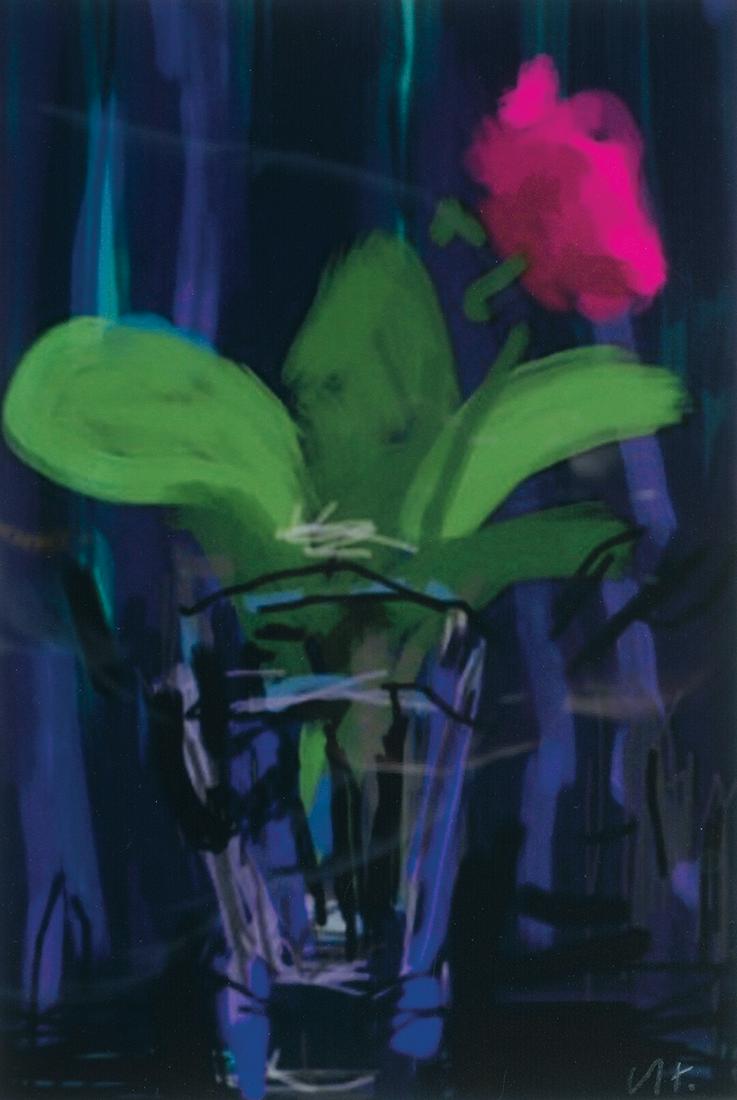 David Hockney (Am. b. 1937), Pink Flower, 2009, Digital (1 of 5)