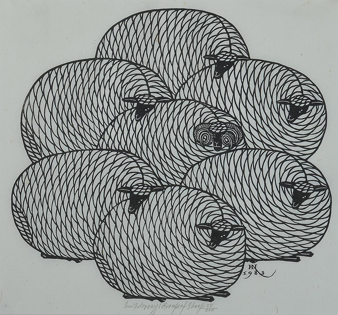 Jacques Hnizdovsky (Ukranian/Am. 1915-1985), "Group... (1 of 4)