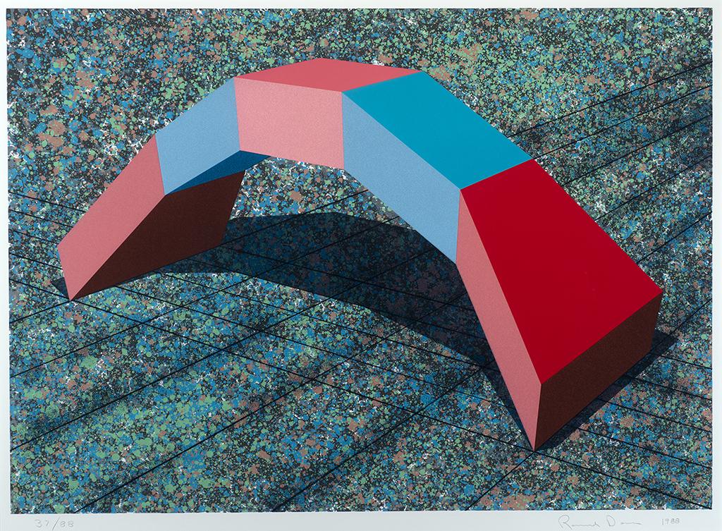 Ron Davis (Am. b. 1937), Miter Arch, 1988 (1 of 3)