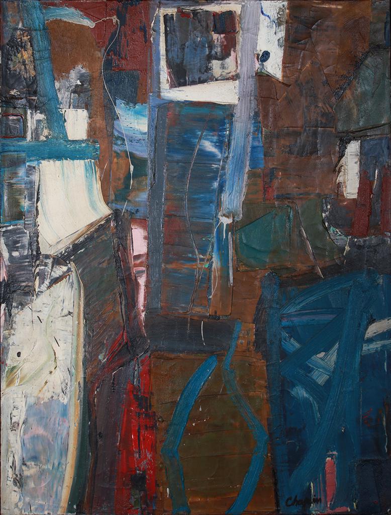 David Chapin (Am. b. 1919), Multi-colored Abstract (1 of 4)