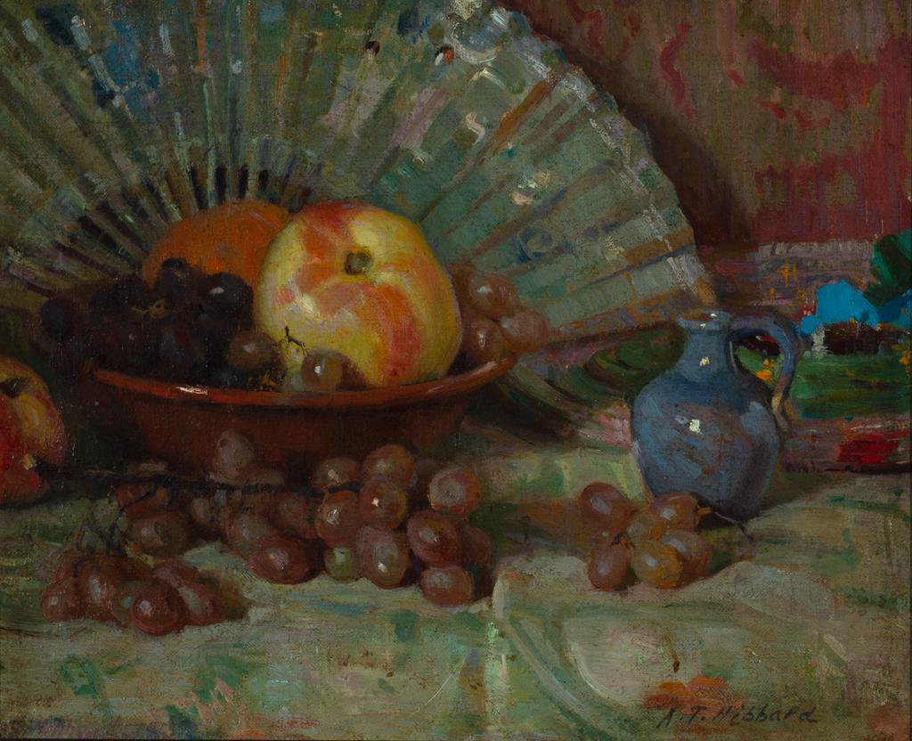 Aldro Thompson Hibbard, Still Life with Fruit, 1915 Oil (1 of 6)