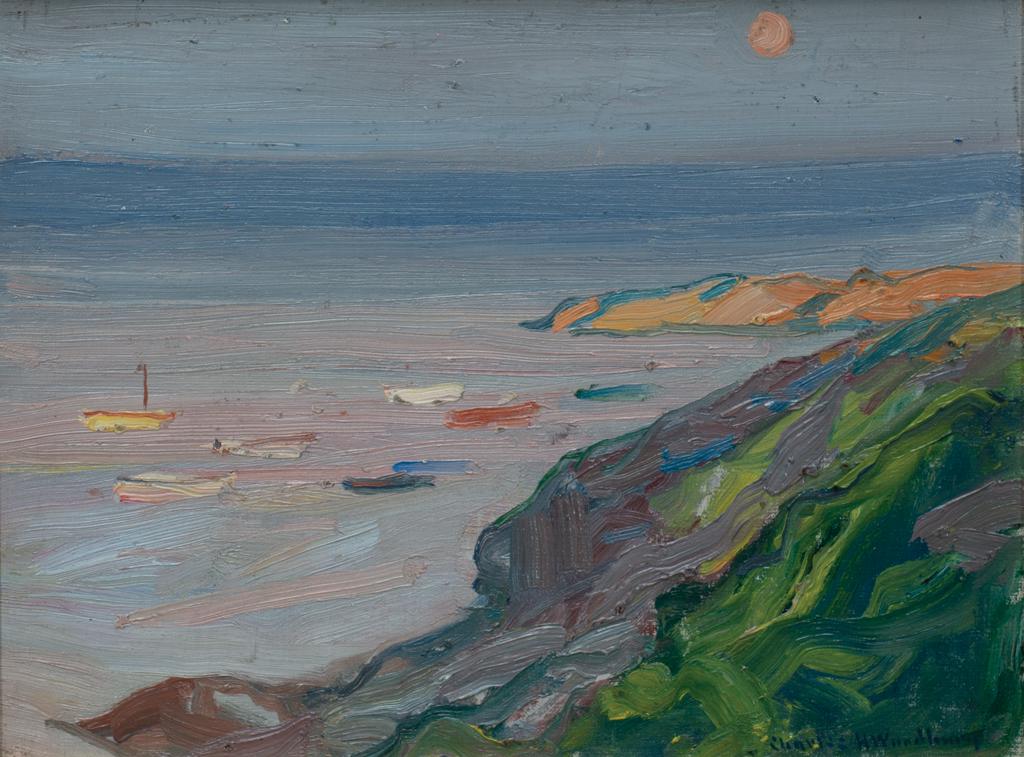 Charles Woodbury, Evening, Ogunquit, Oil on (1 of 5)