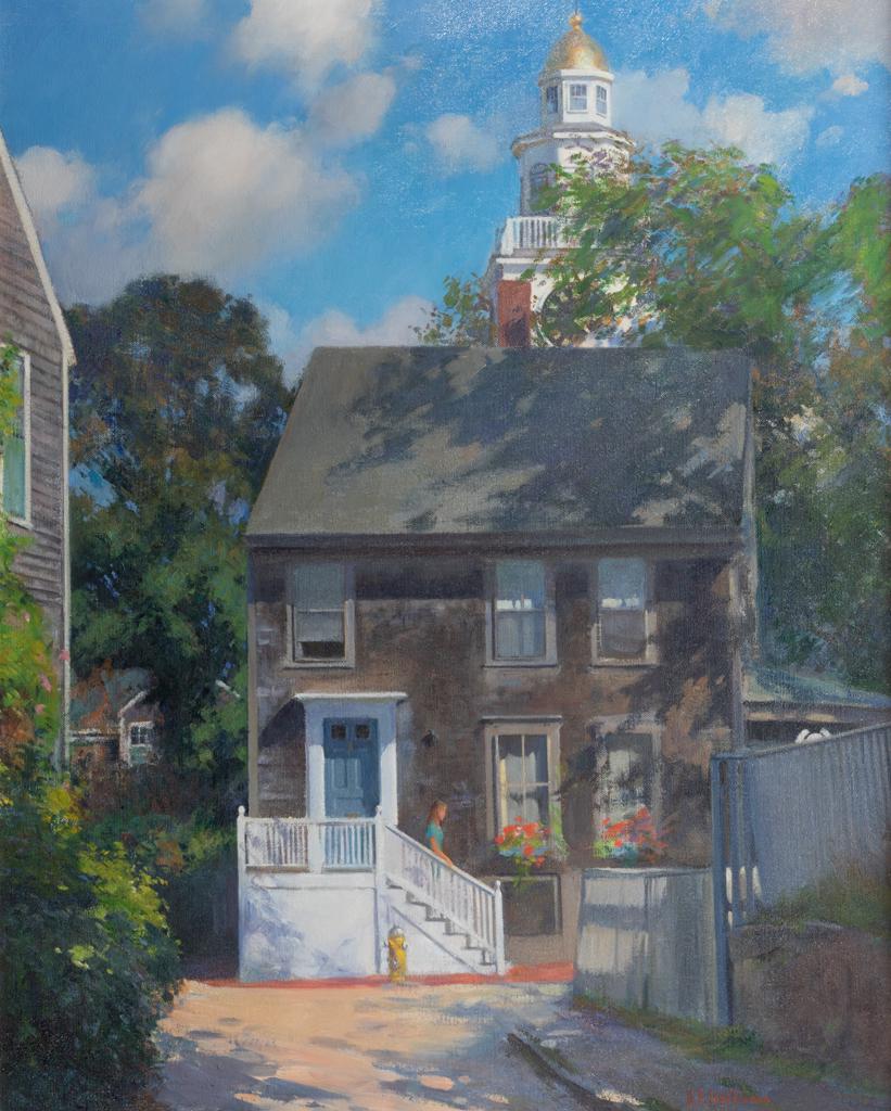 Gary D. Hoffmann, Nantucket, Oil on canvas, framed (1 of 4)