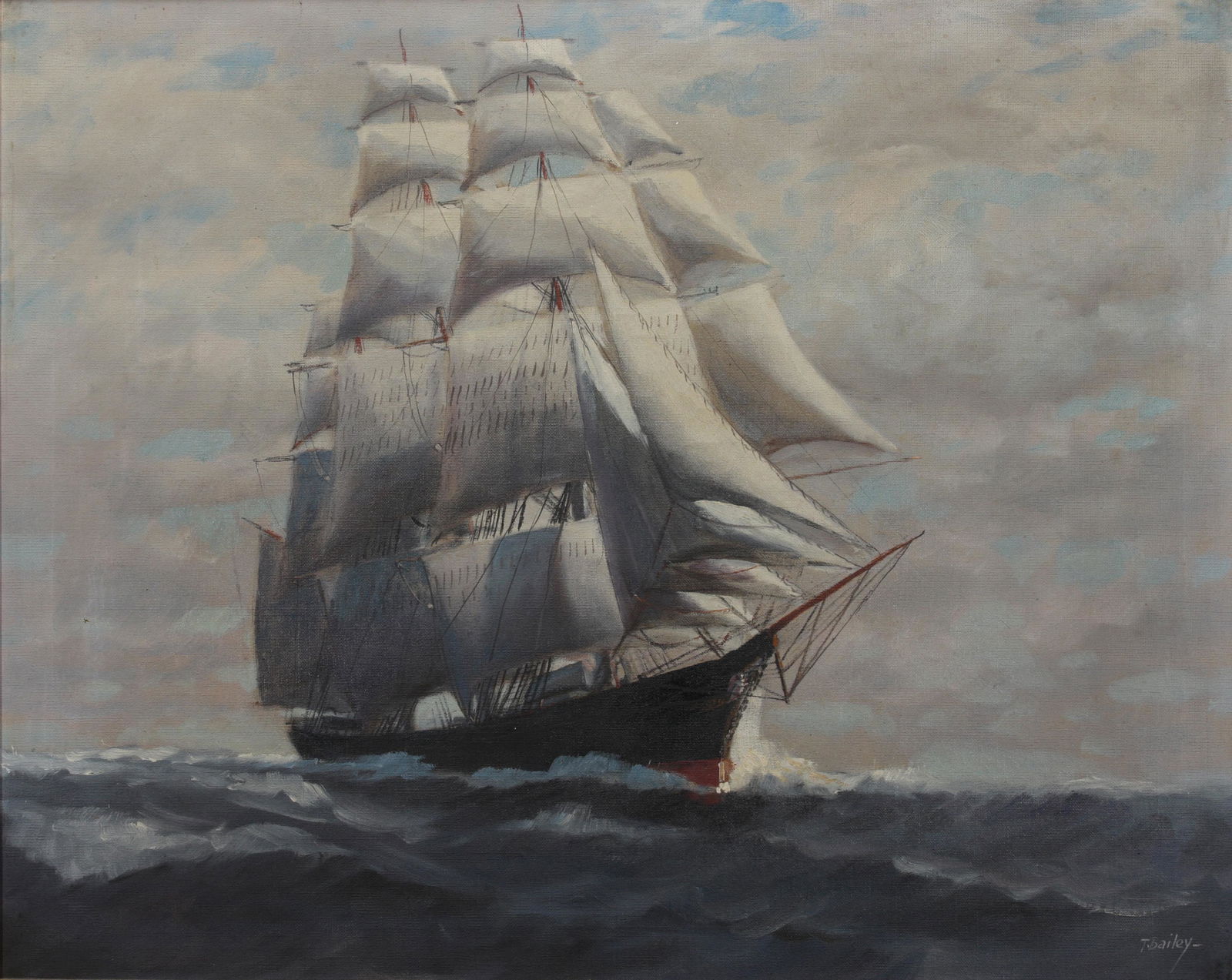 19th/20th Century European School, Clipper Ship (1 of 4)