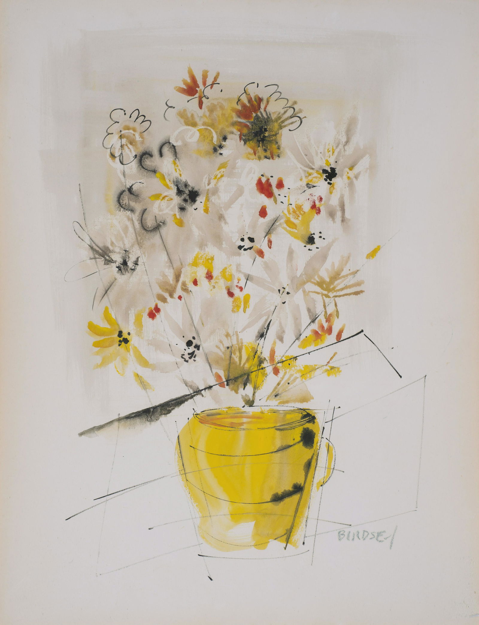 Alfred Birdsey, Br./Bermudian 1912-1996, Flowers in (1 of 4)