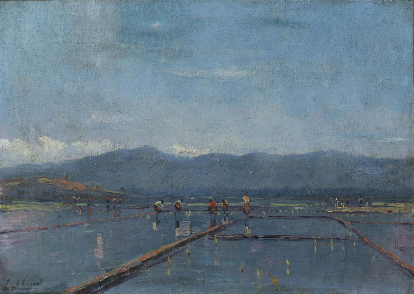 Leo Eland, Dutch/Indonesian 1884-1952, Farmland and (1 of 3)