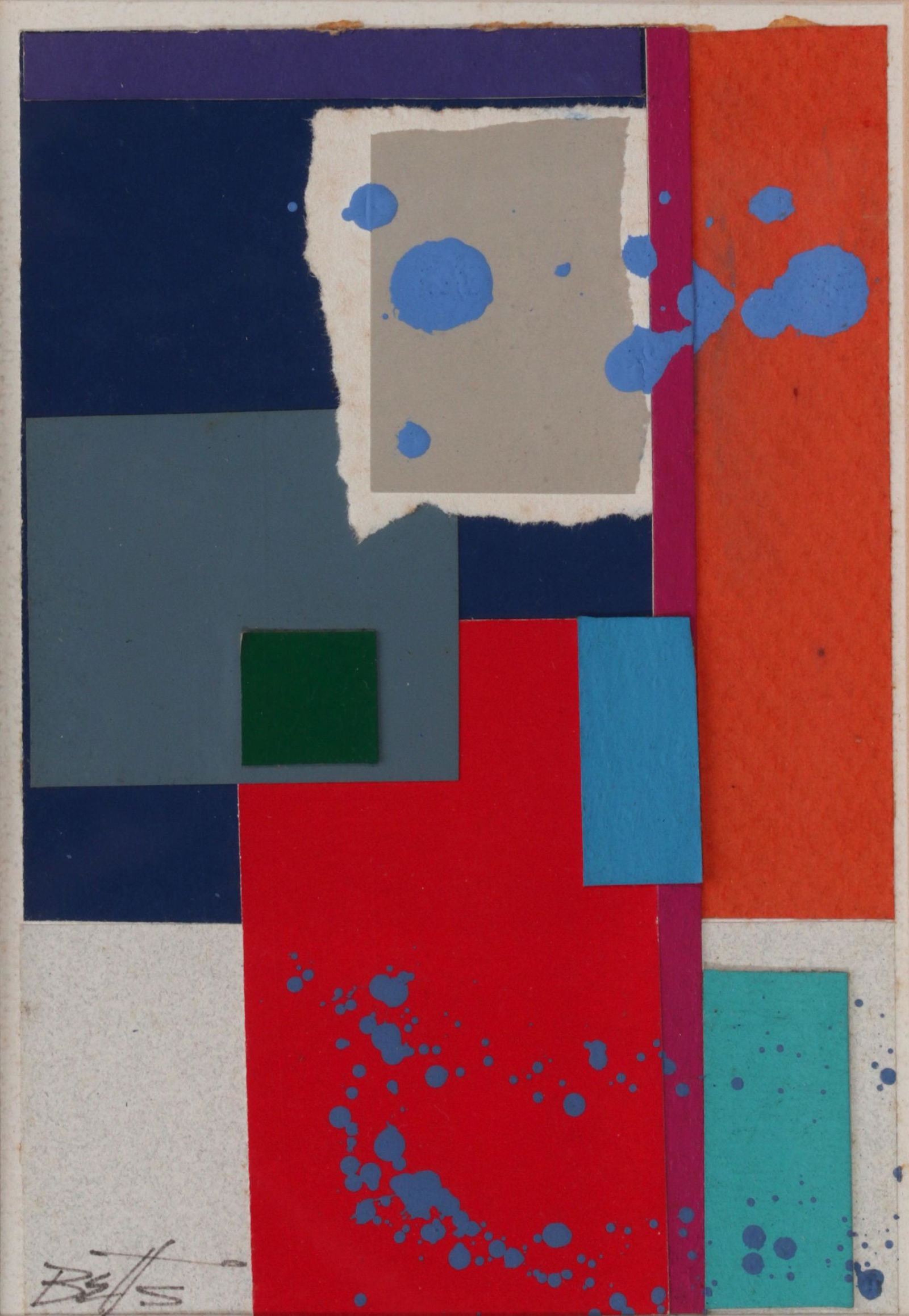 Edward H. Betts, Am. 1920-2008, Abstract (1 of 4)