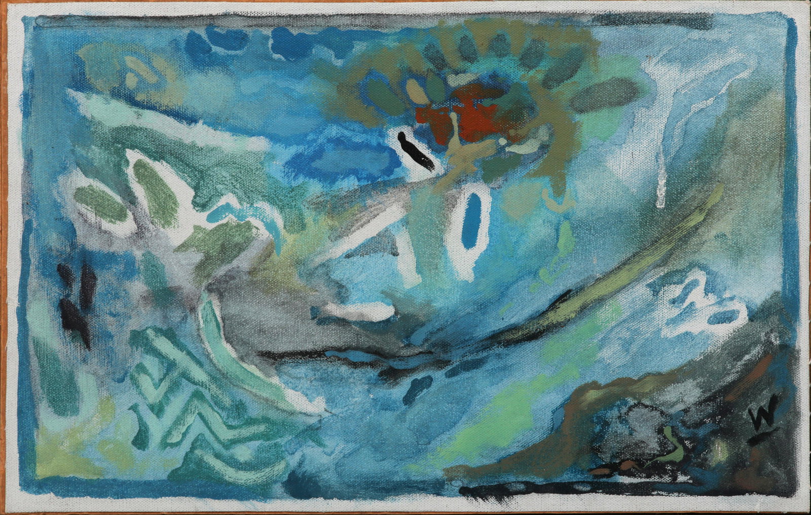 Michael Waterman, Am. b. 1947, Abstract (1 of 3)