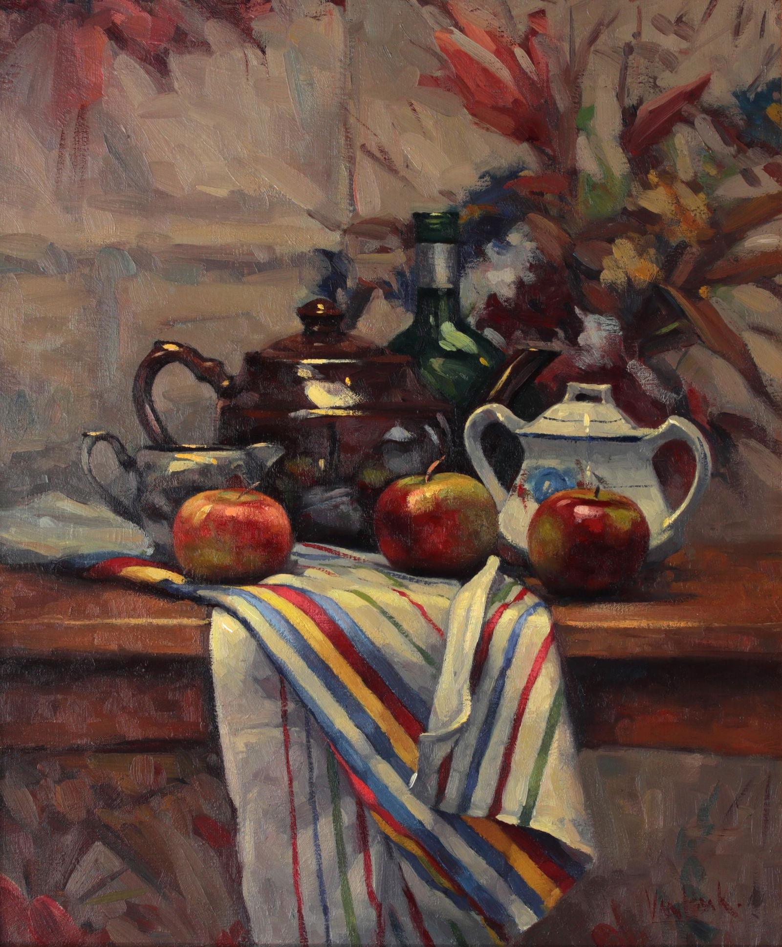 George Van Hook, Am. b. 1954, Still Life with Teapot (1 of 5)