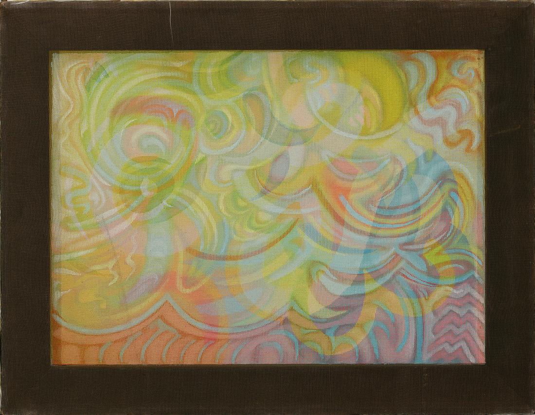 Michael Waterman, Am. b. 1947, Whimsical Abstract (1 of 2)