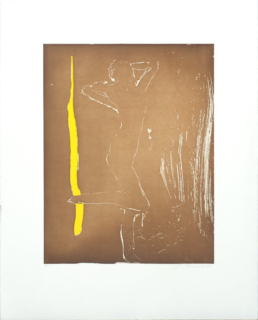 Nathan Oliveira, (Am. b. 1928), "Figure I" 2007, Color (1 of 6)