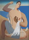 Leopold Survage, Rus./Fr. 1879-1968, "Baigneuse" 1930