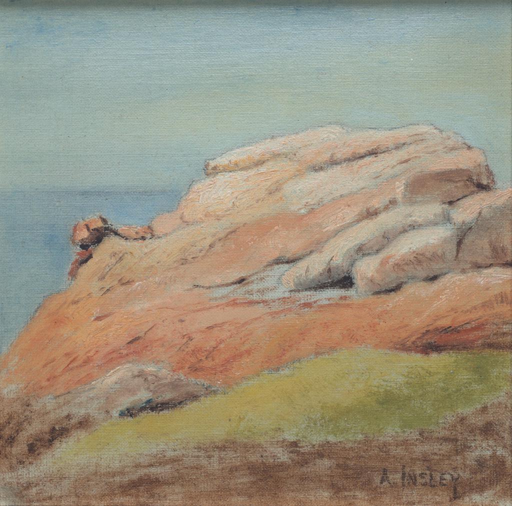 Albert Insley, Am. 1842-1937, "Coast of Maine" (Bar (1 of 5)