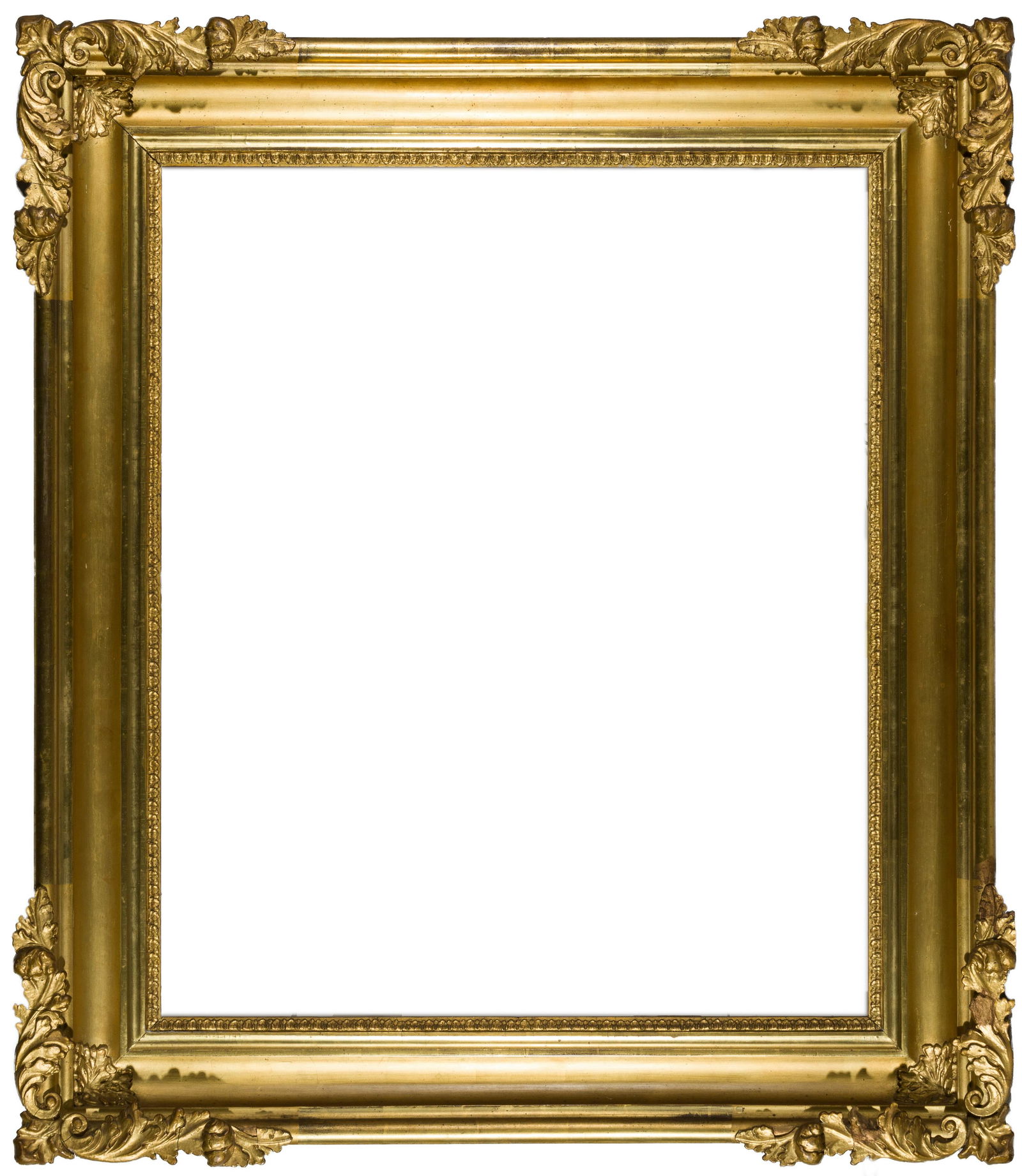 18th/19th Century American School, Gilt American Portrait Frame, Carved and gilt wood. (1 of 2)