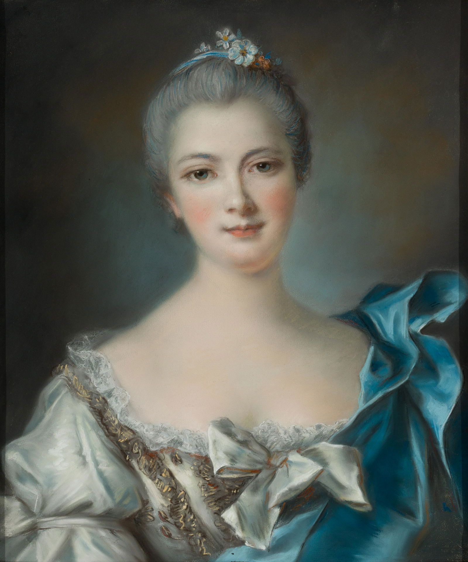 School of Jean-Marc Nattier (Fr. 18th Century), Portrait of a Lady (Possibly Marie Louise Therese (1 of 5)