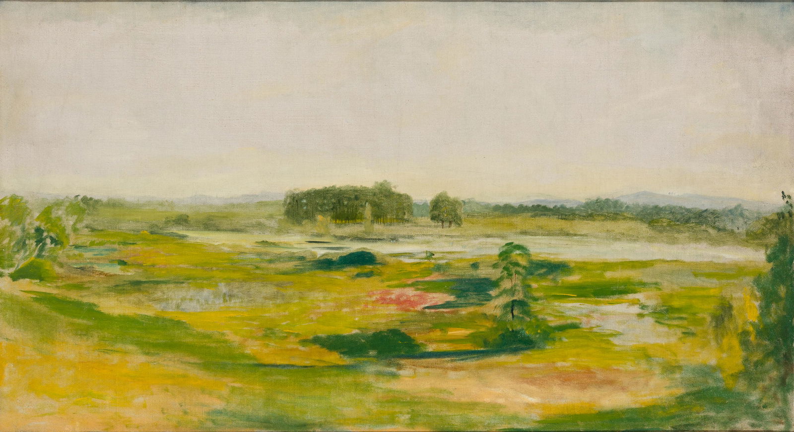 School of Arthur Wesley Dow (Am. 1857-1922), The Dragon, Essex, MA, Oil on canvas, framed (1 of 4)