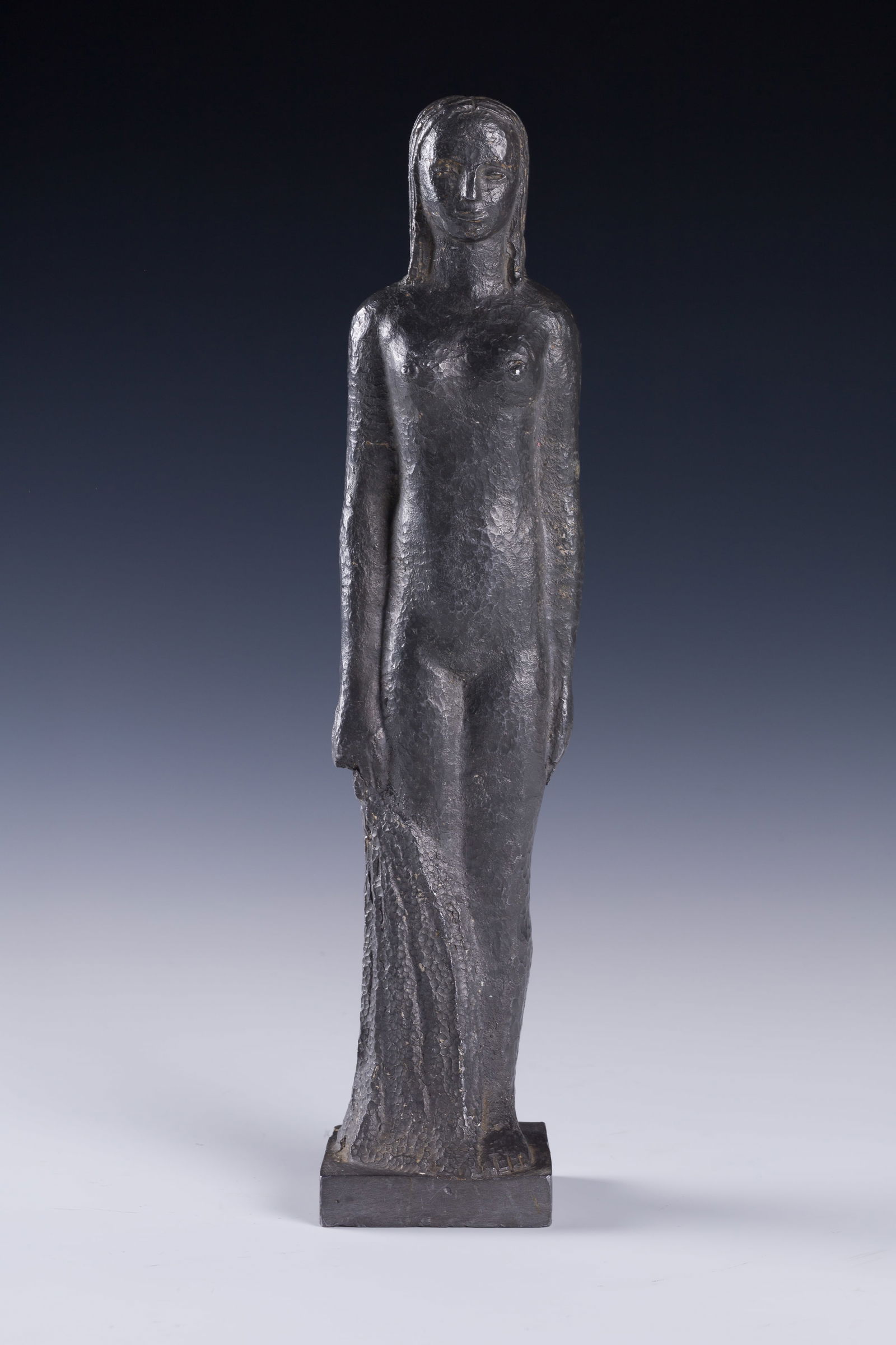 Attr. to Robert Laurent (Am. 1890-1970), Standing Figure, Steel (1 of 5)