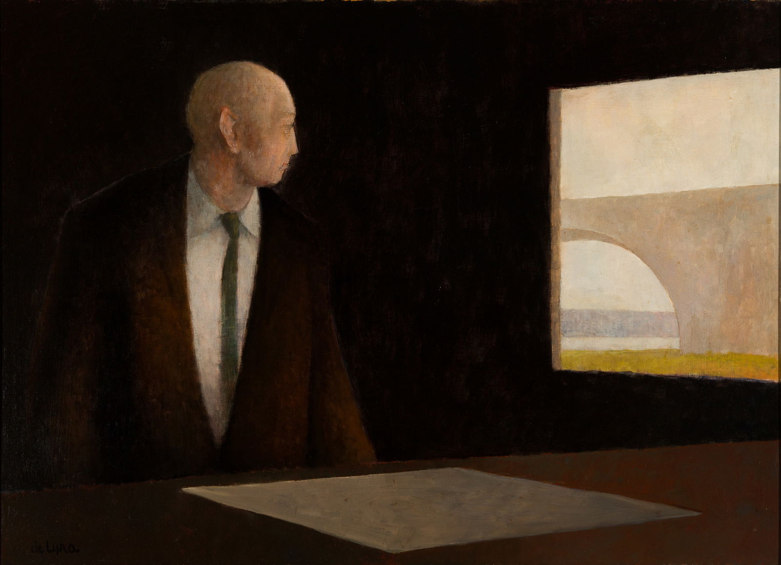 George de Lyra (Am. 1929-1999), Oil on panel, framed (1 of 6)