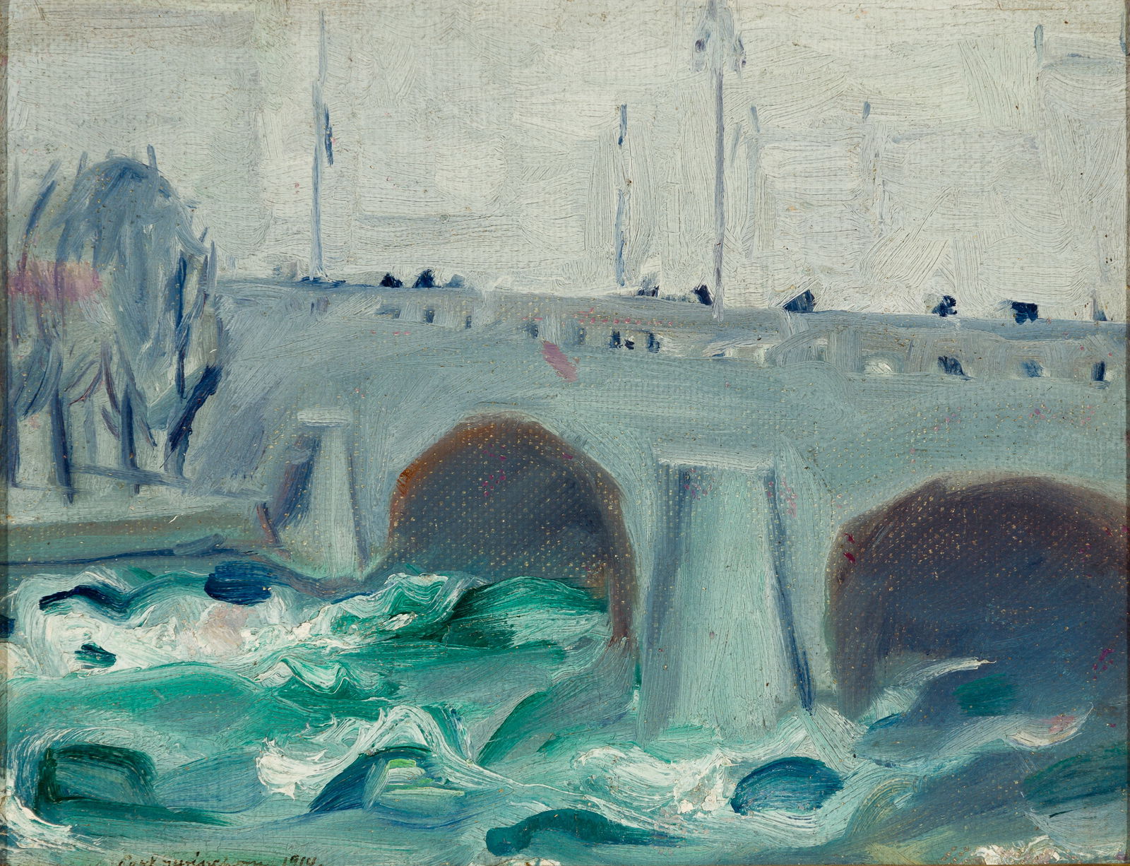 Carl Sprinchorn (Am. 1887-1971), Oil on masonite, framed (1 of 6)