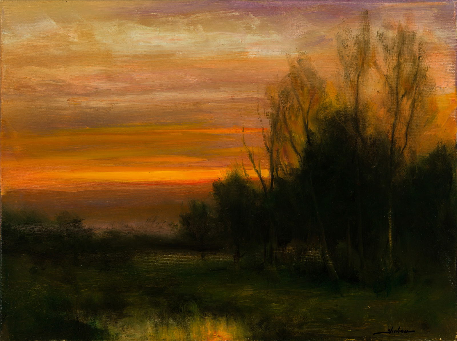 Dennis Sheehan (Am. b. 1950), Oil on canvas, unframed (1 of 4)