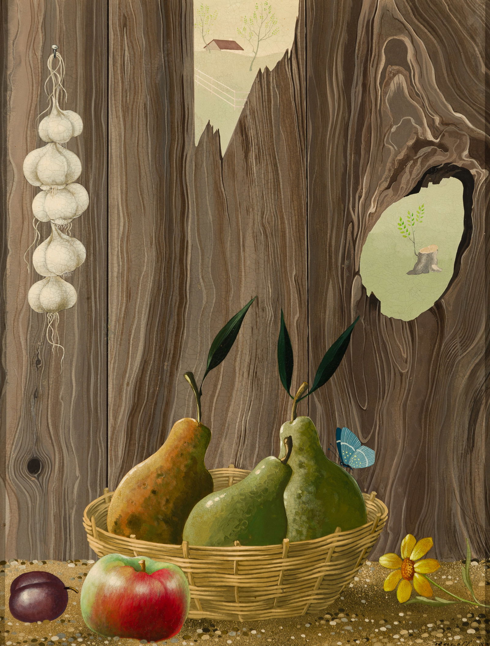 Ratislaw Rakoff (Rus. 1904-1982), Oil on masonite, framed: Ratislaw Rakoff (Rus. 1904-1982) "Nature Morte" 1953 Oil on masonite, framed Signed and dated l.r., signed, titled, dated and inscribed "103" verso 13 3/4" x 10 3/8" actual, 17 1/8" x 14" fra