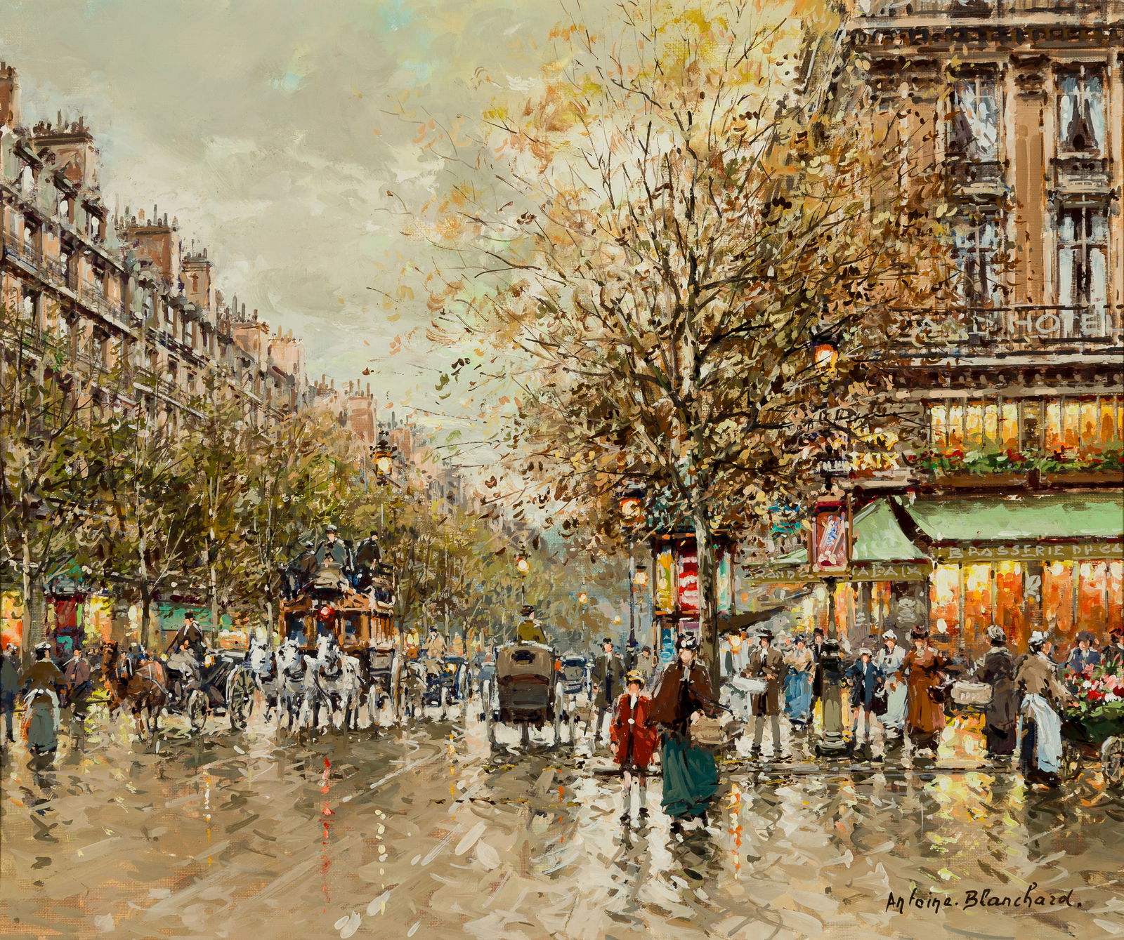 Antoine Blanchard (Fr. 1910-1988), Oil on canvas, framed (1 of 7)