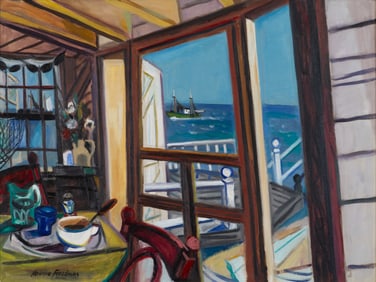Maurice Freedman (Am. 1904-1985), Untitled (Maurice Sterne House and Studio, Provincetown), Oil on