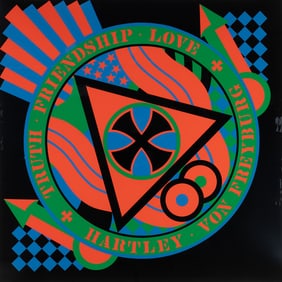 Robert Indiana (Am. 1928-2018), The Hartley Elegies: KvF VIII, 1991, Screenprint, framed under glass