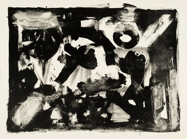 John Grillo (Am. 1917-2014), Untitled Abstraction, 1963, Lithograph, unframed