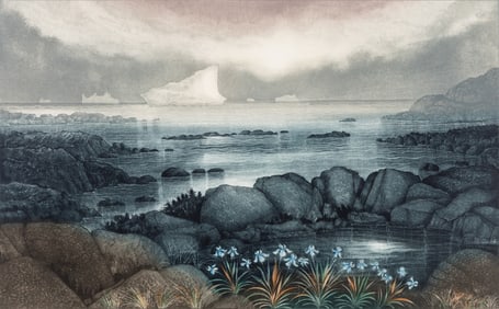 David Blackwood (Can. 1941-2022), "June Visit Home" 1999, Etching and aquatint with watercolor,