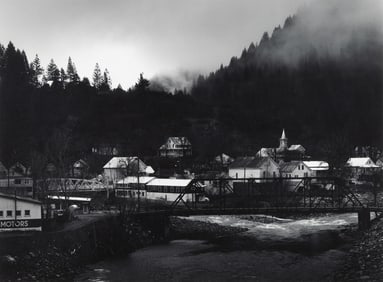 Liliane de Cock (Belgian/Am. 1939-2013), "Downieville, California" 1967, Gelatin silver print,