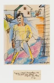 Carl Sprinchorn (Am. 1887-1971), "The Year When Almost Everyone Was There" Eugene O'Neill,