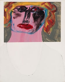 Harold Garde (Am. 1923-2022), "Lotte" 2000, Acrylic on canvas, framed