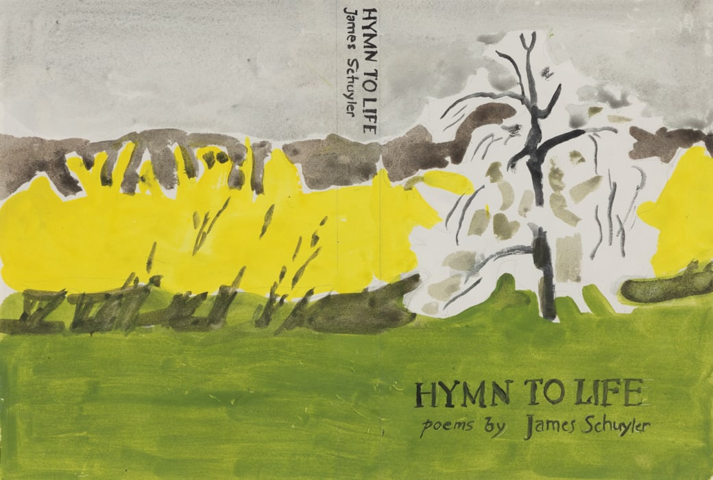 Fairfield Porter (Am. 1907-1975), "Hymn to Life" 1974, Watercolor on paper, framed under glass (1 of 6)